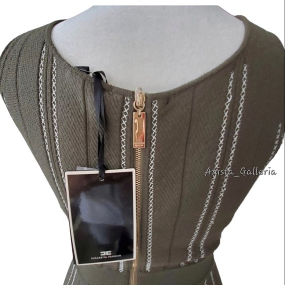 Elisabetta Franchi Midi Dress - Picture 4 of 9